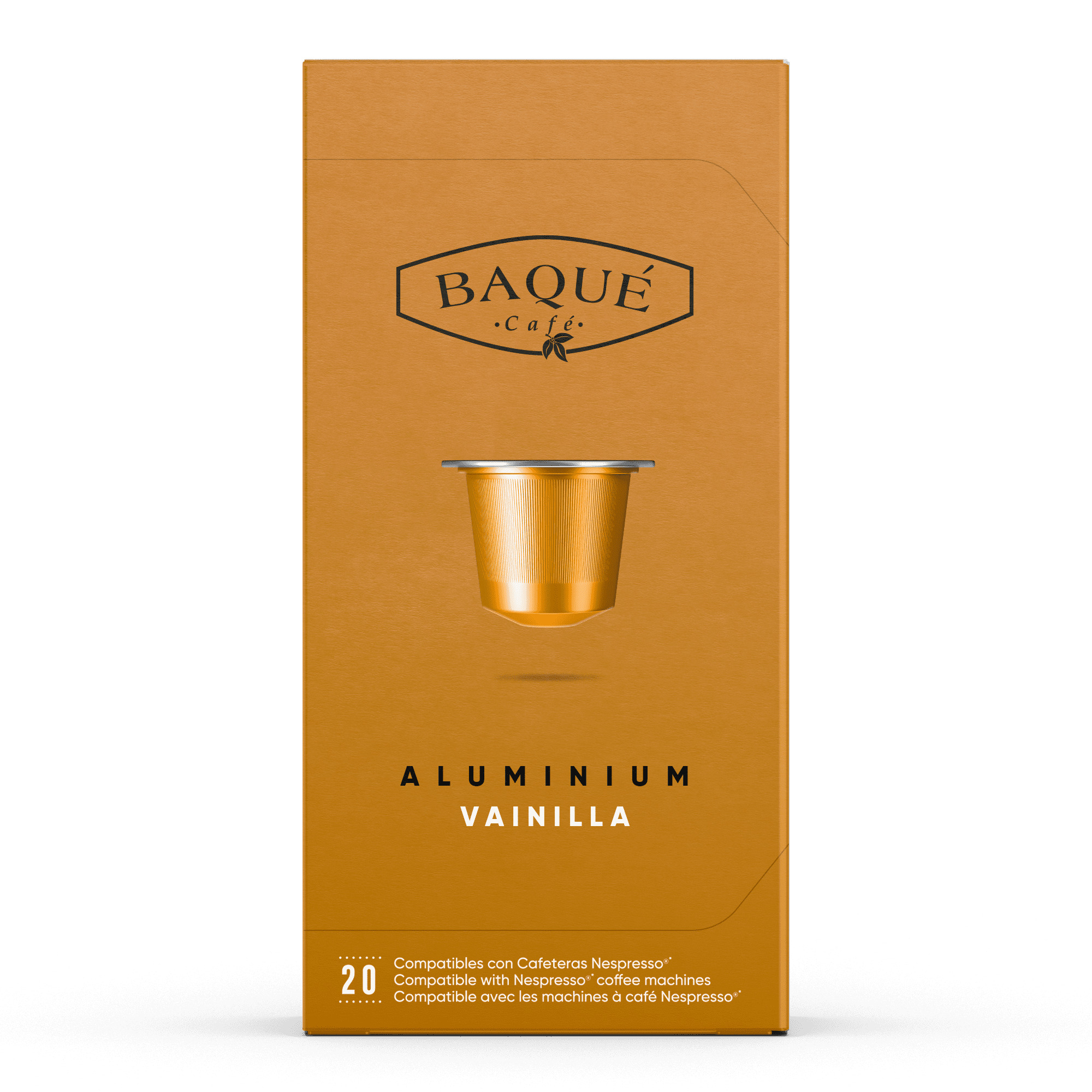 Vainilla 20 cápsulas de Aluminio compatibles Nespresso®