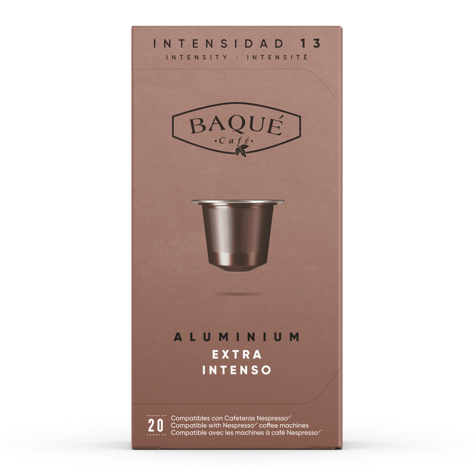 Sabor Extra Intenso 20 cápsulas Aluminio compatibles Nespresso®