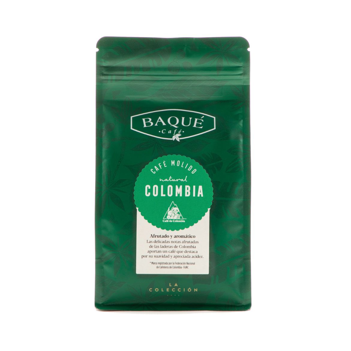 Café molido Colombia, 250 g.