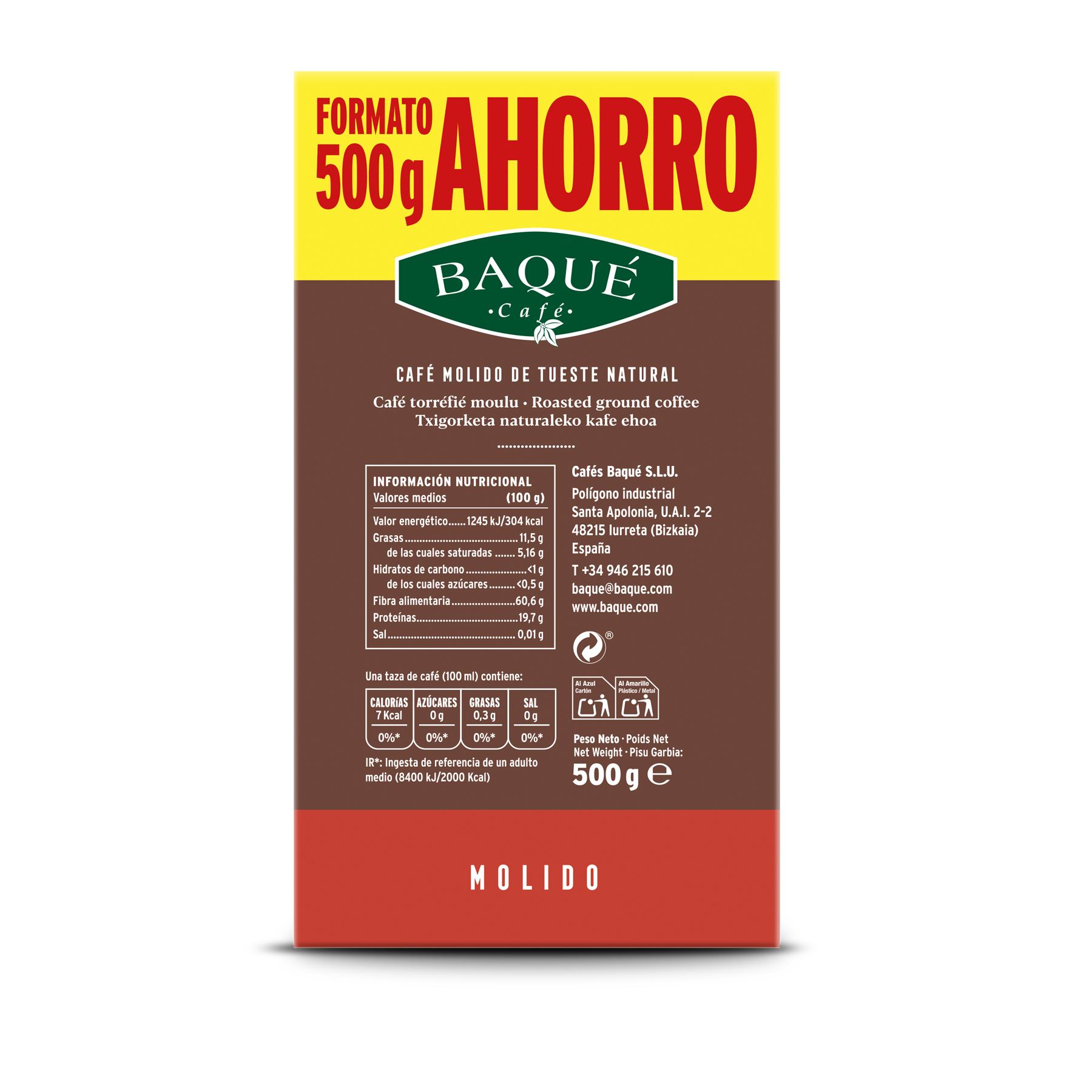 Café molido Gran Sabor, 500 g. - Imagen 2