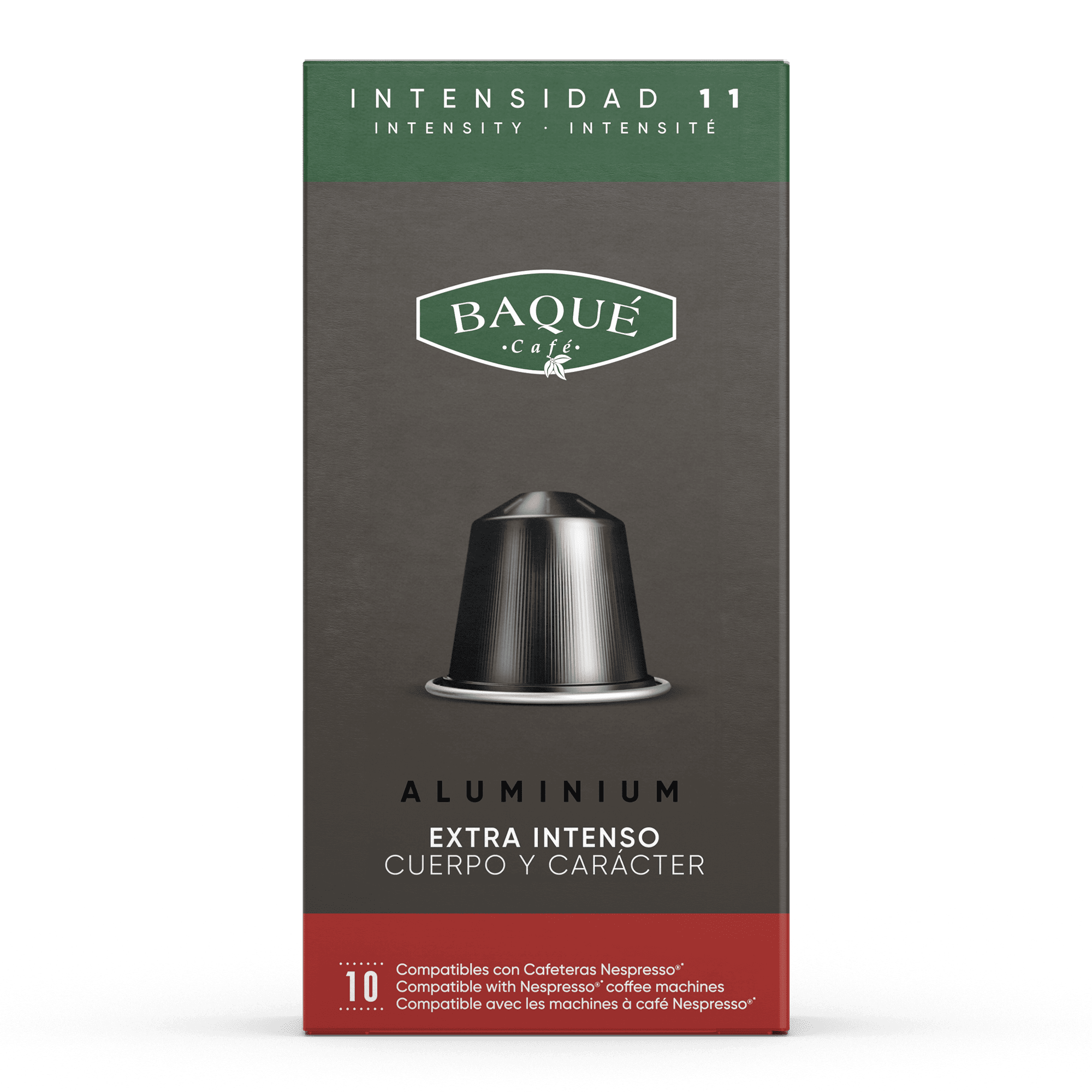 Extra Intenso 10 cápsulas Aluminio compatibles Nespresso®