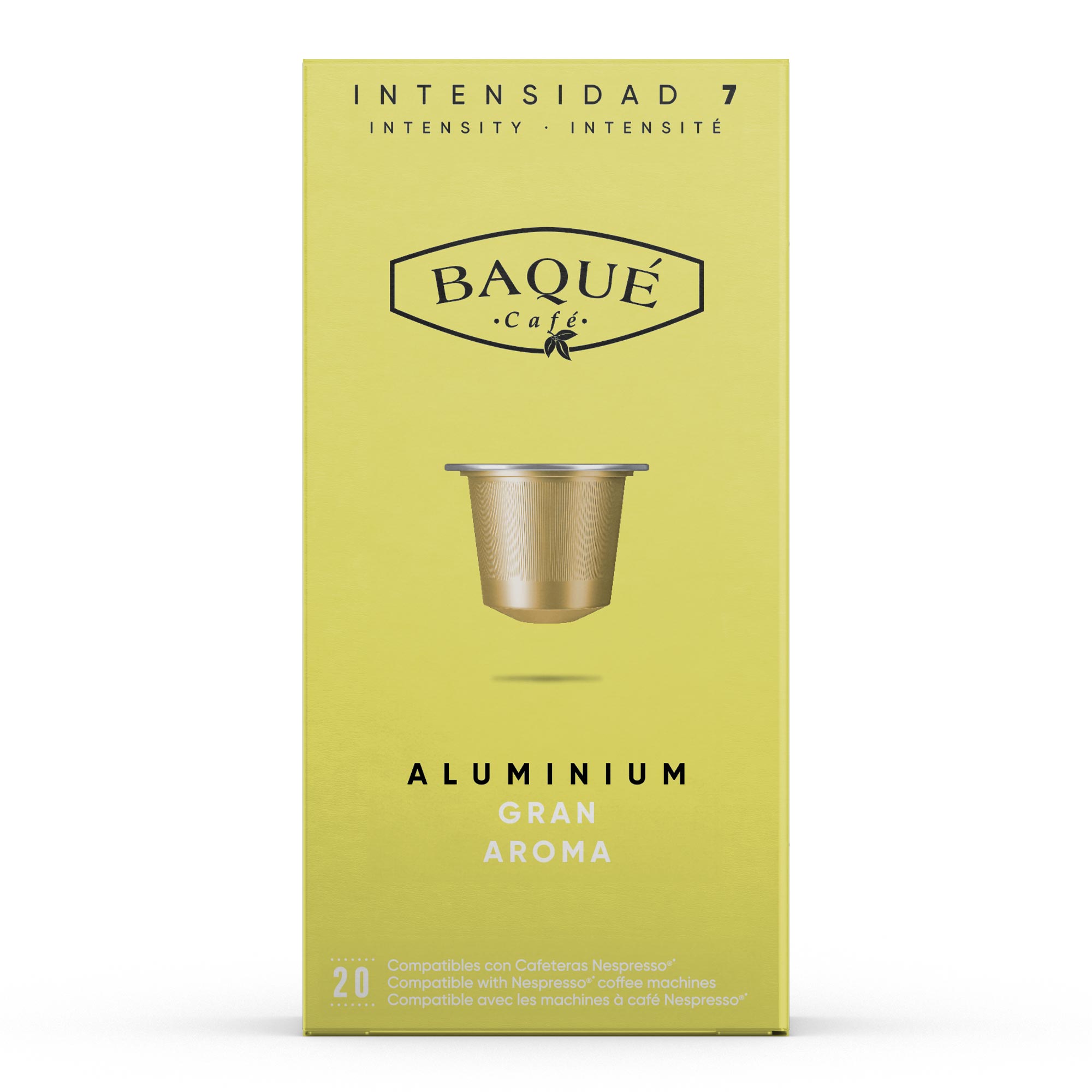 Gran Aroma 20 cápsulas Aluminio compatibles Nespresso®