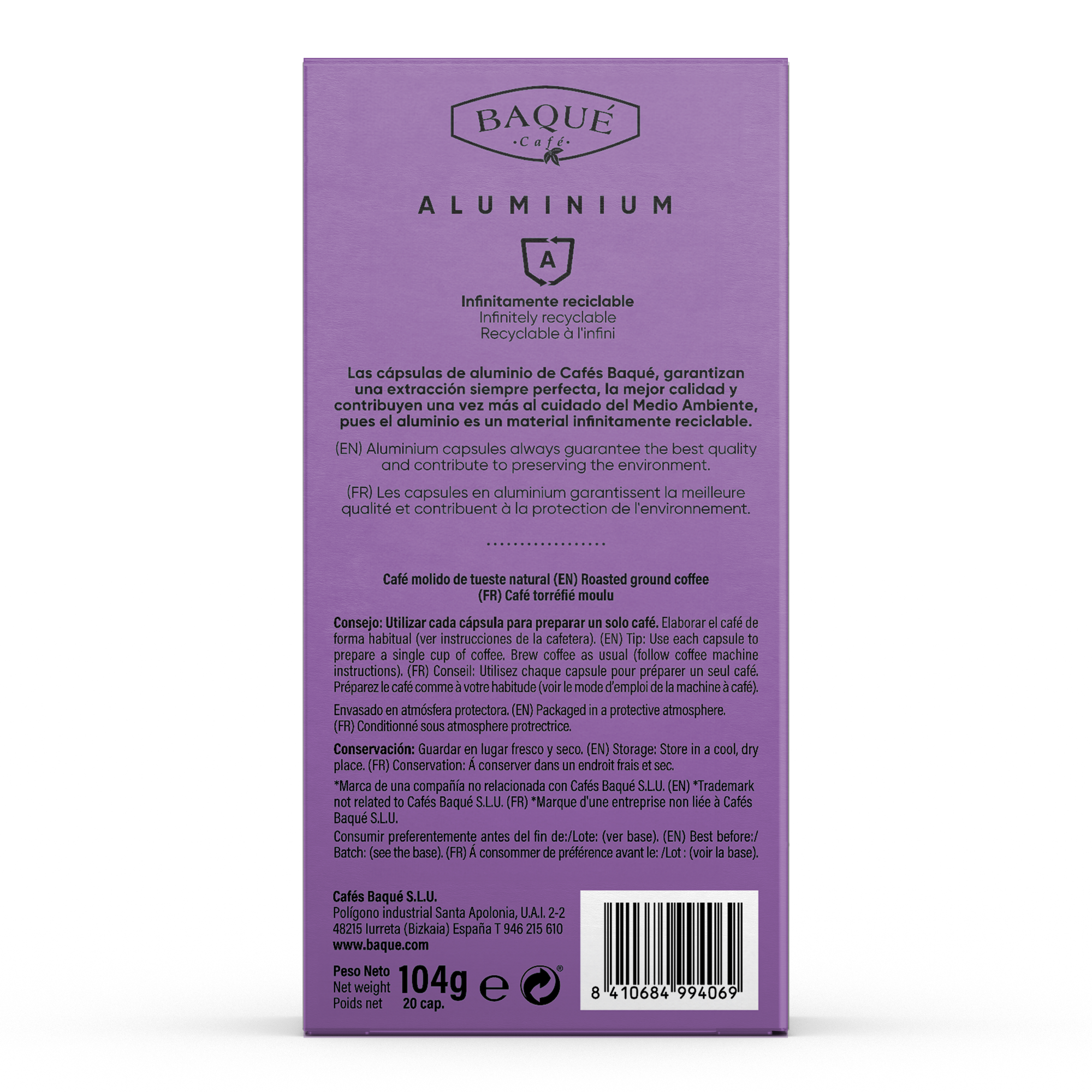 Varanasi 20 cápsulas de Aluminio compatibles Nespresso® - Imagen 2